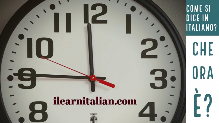 Che ora è? How do you say what time is in Italian
