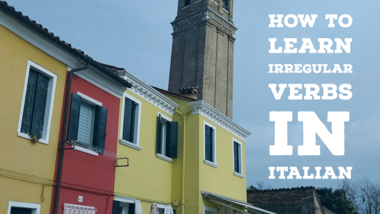 Tips for irregular verbs in Italian